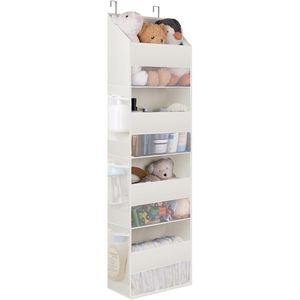 Organizador Moderno para Puerta con 4 Estantes y 6 Bolsillos, Impermeable y Antivuelco, para Guardar Cosas en la Habitación de los Niños - Product Image 1