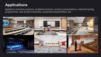 Nuevo Podio Digital Moderno OEM 2026 con Pantalla Táctil LED para Interiores, Escuelas, Aulas, Conferencias, Auditorios, Iglesias y Discursos