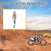GOOFIT A7RTC Bougie d'allumage de remplacement pour moteur GY6 50cc 70cc 90cc 100cc 110 125 150cc ATV Quad Scooter Racing Bike