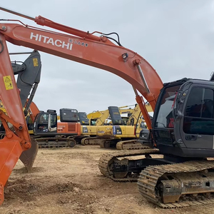 Excavadora de orugas Hitachi ZX200 de la marca japonesa original, excavadora grande usada, bomba de motor en buenas condiciones, engranaje de caja de cambios incluido ZX210 - Product Image 1