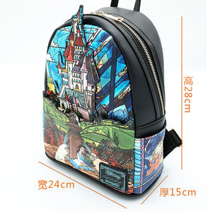 Loungefly กระเป๋าเป้สะพายหลังสวยงามและสัตว์น่ารักขนาดเล็กลายการ์ตูนเจ้าหญิงกระเป๋าเป้สะพายหลังสำหรับเด็กกระเป๋านักเรียนเป้แฟชั่น - Product Image 3