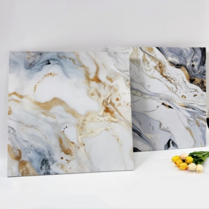 Nuevo Modelo de Lujo, Baldosa de <span class=keywords><strong>Porcelana</strong></span> Pulida y Esmaltada con Aspecto de Mármol de 600x600 mm <span class=keywords><strong>para</strong></span> Vestíbulos de Hoteles y Espacios de Vivienda en Villas - Product Image 2
