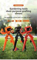 Korting Tuin Gereedschapset 3 Bladen Enten Schaar Snoeischaar Papier/Karton Gereedschap voor Fruitboom Enten China