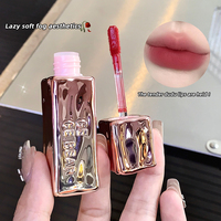 Gege Bear ODM OEM Fluffy Matte Air Lip Mud Liquid Lip Gloss Tahan Air Ringan Lembut Tahan Lama Melembapkan