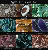 Tranches de pierre d'agate violette naturelle brute 25-45mm à bords bruts pour la décoration intérieure et la fabrication de bijoux (cire/huile) – Vente en gros