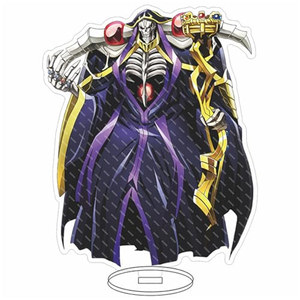 OEM ODM Isaikoy Lot de 3 figurines de <span class=keywords><strong>personnage</strong></span> en acrylique Anime <span class=keywords><strong>Overlord</strong></span>, support de bureau - Product Image 6