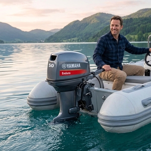 New 50HP 2 Stroke Motor <b>Remote</b> <b>Control</b> Start Marine <b>Boat</b> Engine Gasoline Reliable Power Units - Product Image 4