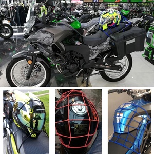 Accessori per <span class=keywords><strong>Moto</strong></span>, <span class=keywords><strong>Rete</strong></span> Portabagagli in Metallo 30*30cm 40*40cm, 6 Ganci, <span class=keywords><strong>Rete</strong></span> Elastica per Casco - Product Image 6