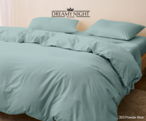 Ensemble de couette moderne pour lit queen size, 5 pièces, 100 % coton, 930 fils/cm², SUMMER ROMANCE |   Literie tissée solide et douce avec drap-housse de 43 cm - Product Image 3