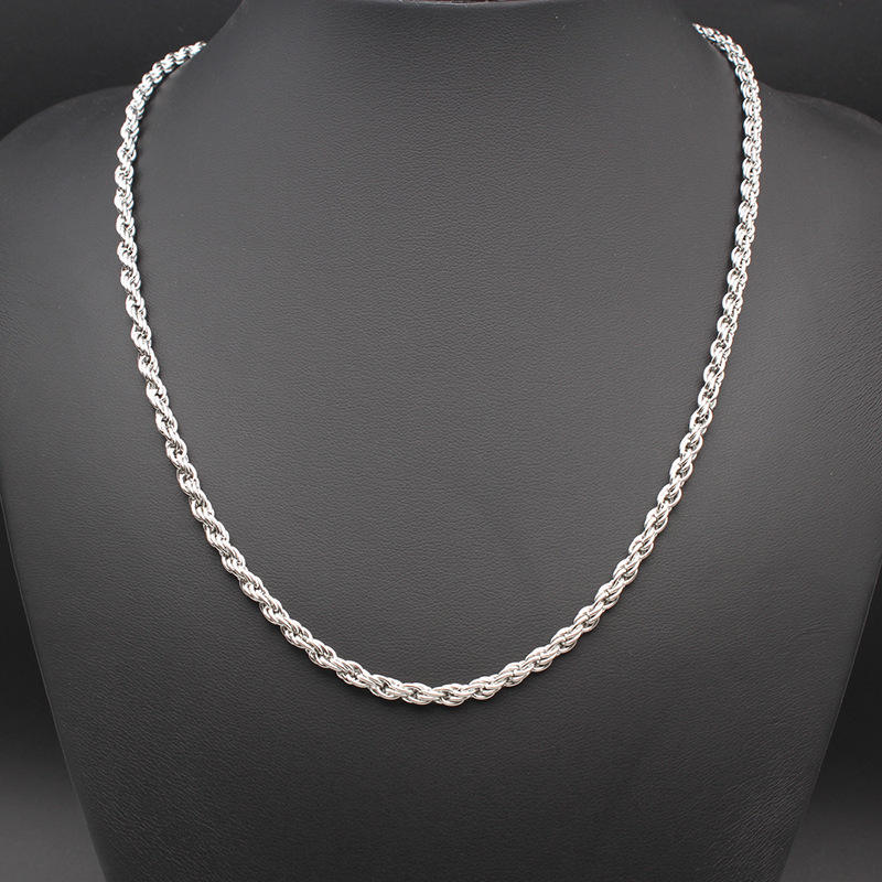 Chaîne torsadée 4mm 50cm