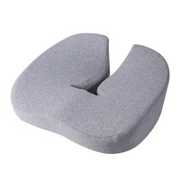 Coussin ergonomique de chaise de bureau avec logo personnalisé coussin de siège en mousse à mémoire de forme pour soulager la douleur sciatique coussins de siège