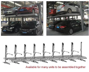 Trihero 2.7T, hauteur de levage maximale 2100 mm, plateforme 4250 mm, système de stationnement automobile robuste, élévateur de voiture à deux poteaux - Product Image 5