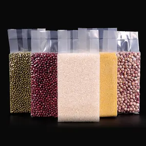 定制可生物降解可回收肉类水果大米花生鲜袋透明聚乙烯塑料压缩密封食品真空包装袋
