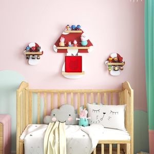 <span class=keywords><strong>Toniebox</strong></span> Starter Set Maison Décorative Mur Étagère En Bois pour Tonie Box boîte à musique Étagère Étagère Murale De Stockage - Product Image 6