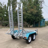 Remorque pour mini-excavatrice Chuangxin 2026 CXT-35, semi-remorque plateau et accessoire pour excavatrice
