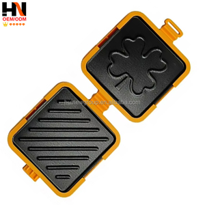 Mini gaufrier électrique portable, plaques antiadhésives, thermostat réglable, extérieur froid au toucher, prise en charge multilingue, usage domestique - Product Image 5