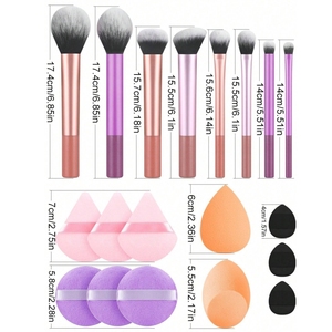 Soft Nylon Makeup Brush Set Blush Foundation Eyeshadow Multifunction Beauty Tools - Product Image 5