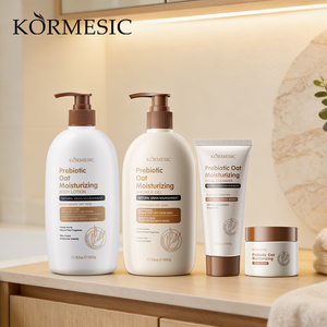 KORMESIC – Lot de Soins Hydratants Prébiotiques à l'Avoine pour le Visage et le Corps, Crème, Gel et Lotion Rajeunissants – Produit Coréen de Soin de la Peau – Vente en Gros OEM - Product Image 1