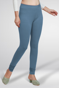 Pantalons de mode pour femmes, coupe slim, confortables, gris, longueur entière, leggings extensibles - Product Image 3