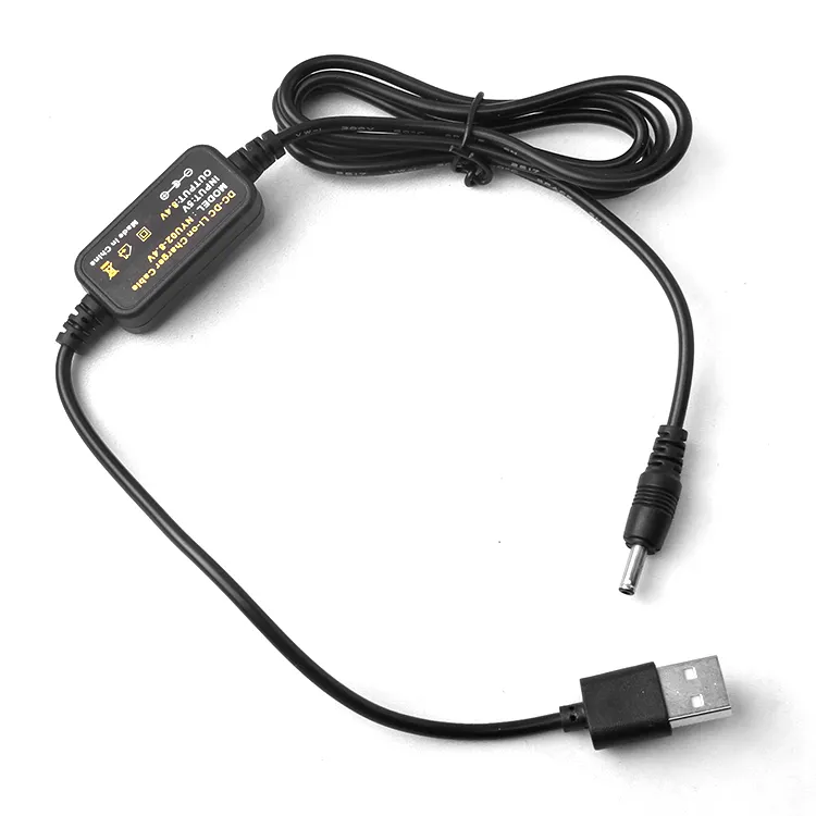 5V USB To 8.4v Voltage 1amp 5v To 8.4v 1a Li-ion Battery Charger Cable Cord Dc Step Up Cable 8.4v 1a For Canon Battery