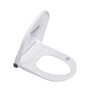 Couvre-siège de toilette intelligent en forme de U, autonettoyant, avec capteur radar, couvercle rabattable, lumière nocturne et bouclier en mousse - Product Image 1