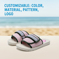 Bosirui 0.99 Dollars pantoufles diapositives personnalisées pour femmes chaussures femmes intérieur extérieur sandales plates pour dames sandales de créateur