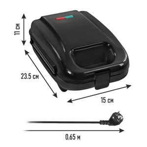เครื่องทำวาฟเฟิลแซนวิชไฟฟ้าแบบ10 in 1พร้อมจานที่ถอดออกได้สำหรับวาฟเฟิลฟองโดนัทอาหารเช้าขนมหวานคริสต์มาสแบบกำหนดเอง - Product Image 3