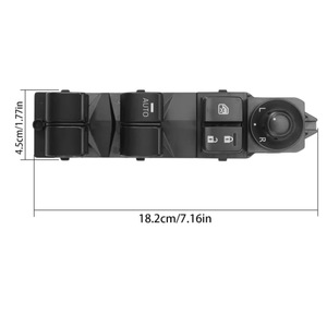 ปุ่มสวิตช์หน้าต่าง MAZDA BKC366350A 2NO2NC ไม่ส่องสว่าง12V IP40หัวสี่เหลี่ยม - Product Image 1