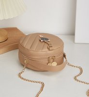 Nouveau sac à bandoulière pour femme en PU matelassé, fermeture à glissière, résistant à l'eau, à une seule bandoulière