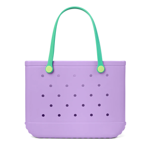 Pochette in EVA con Superficie Goffrata Antiscivolo, Forma Strutturata, Impermeabile, Due Manici, per Resort, Serate, Passeggiate - Product Image 1
