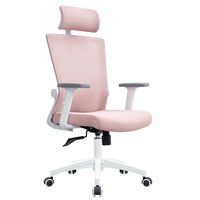 Chaise de bureau ergonomique pivotante réglable en maille de haute qualité au design moderne européen, en promotion pour le mobilier de bureau