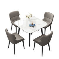 Ensemble de table et chaises de salle à manger Zitai pour appartements commerciaux modernes, hôtels, restaurants et centres commerciaux