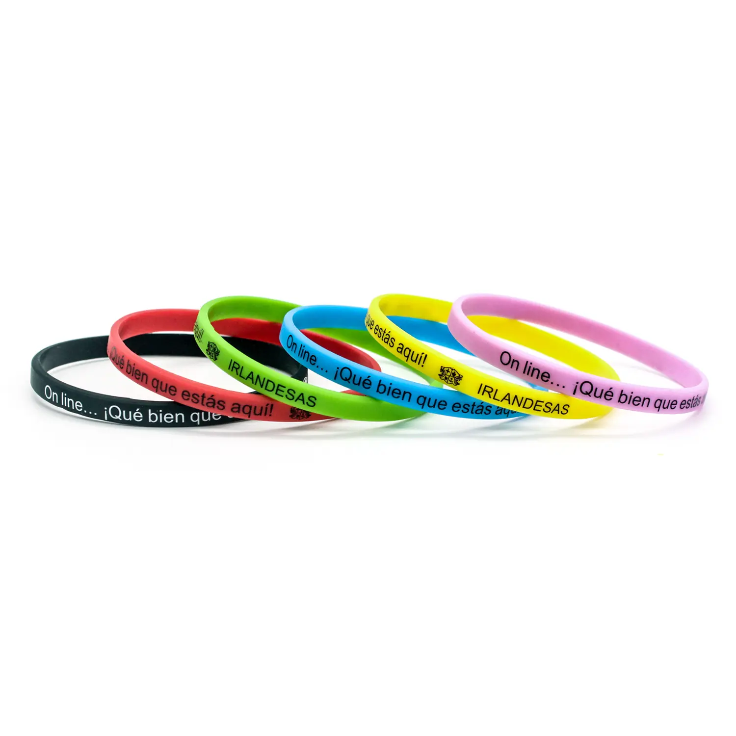 Braccialetti in silicone con braccialetto inciso personalizzato di alta qualità senza minimo design personalizzato per regalo promozionale