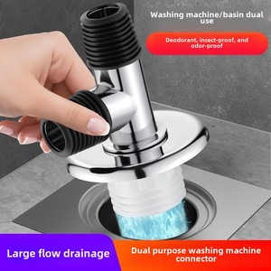 Ba chiều chống mùi tràn bìa cho phòng tắm máy giặt chống tràn cống ống sàn cống Lọc lưu vực bồn rửa - Product Image 4