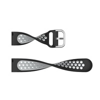 Neues weiches Silikon armband für Fitbit versa 4/sense 2 Sport atmungsaktives Armband Für Fitbit versa 4 Double Silikon Uhren armband