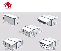 Maison conteneur extensible Allstar de 40 pieds avec design de chambre moderne, salle de bain complète, utilisation hôtelière portable, garantie de plus de 5 ans