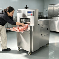 Machine industrielle automatique pour trancher la viande d'agneau et le fromage, équipement de découpe pour l'agneau et le bœuf