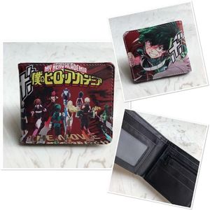 36 Design Haute Qualité Anime Mon Héros Izuku Midoriya Personnage Court Portefeuille Fermeture Éclair Coin Poche Carte de Crédit Bourse Comme Cadeau - Product Image 4