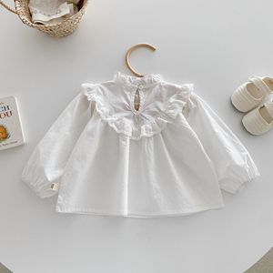 Camisa Formal Estampada de Manga Larga para Niñas, <span class=keywords><strong>Blusa</strong></span> Holgada de Algodón para Primavera y Otoño, Ropa Infantil - Product Image 2