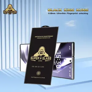 Protector de cristal de reconocimiento de desbloqueo de huellas dactilares HD 9H para <span class=keywords><strong>Samsung</strong></span> Galaxy S24 Ultra Protector de pantalla S25 MIcas Film S23 S22 S26 - Product Image 3