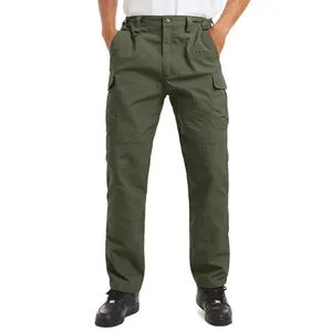 Custom Tactical Waterproof Cargo Pants Sports Ripstop Breathable Hiking Pants Men Wholesale Workwear Pants Trousers