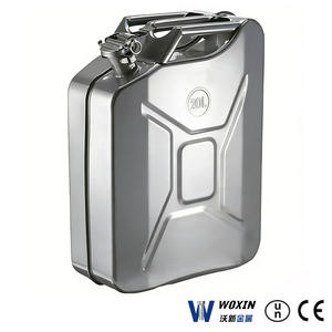 Bidon métallique de 20 litres style Seconde Guerre mondiale, réservoir de carburant, bidon d'<span class=keywords><strong>essence</strong></span>, réservoir de stockage pour voitures, logo personnalisable, faible MOQ, direct usine - Product Image 1