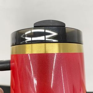 Double Walled Vacuum Insulated <b>Red</b> Green 40oz Gold Ombre <b>Glitter</b> Tumbler with Lids and Straws for Uv Dtf Wraps - Product Image 3