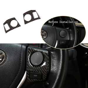Para Toyota <span class=keywords><strong>Corolla</strong></span> <span class=keywords><strong>2014</strong></span>-2018, Accesorios Interiores Automotrices de Fibra de Carbono Suave, Kits de Cubiertas Decorativas - Product Image 5