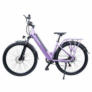 Vélos électriques pour femmes Step Thru, 28 pouces, 250W, 25 km/h, vélo électrique en stock en Europe, vélo électrique de ville pour femmes - Product Image 4