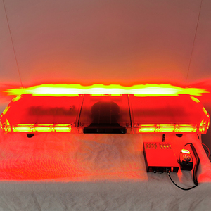 Ambulance pompier sécurité 12V 24V barre lumineuse d'avertissement <span class=keywords><strong>flash</strong></span> rouge feux stroboscopiques d'urgence <span class=keywords><strong>auto</strong></span> alarme phare aluminium voitures - Product Image 4