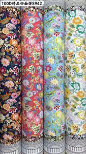 Ấn Độ Vải Ăn Mặc Định Vị In Ấn 97% Polyester 3% Spandex Đàn Hồi Dệt Hoa In Vải - Product Image 5