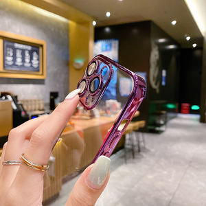 Lectroplated-funda de teléfono móvil para iPhone 14, 13 pro <span class=keywords><strong>Max</strong></span>, <span class=keywords><strong>2023</strong></span> - Product Image 3