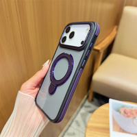 Étui magnétique pour téléphone Africa Transsion pour Infinix Hot 50 Pro+/50i/Note 50X/50 Pro/Smart 9, support d'anneau transparent en acrylique