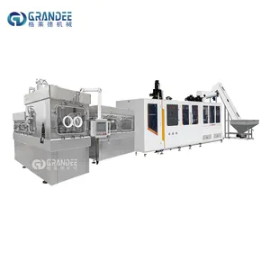 8000-10000bph Combiblock Aseptic Pasteurized Milk Blowing Filling Capping Machine Flavor Yogurt Processing Bottling Line